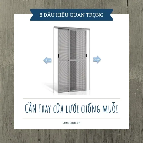 Khi nào nên thay cửa lưới chống muỗi?