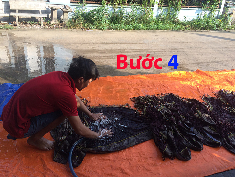 Giặt rèm bước 4 - Rèm cửa Lung Linh