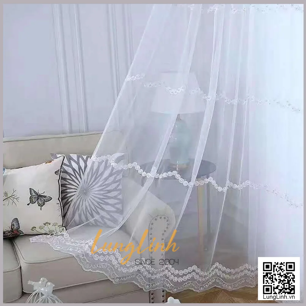 rèm voan đẹp lung linh