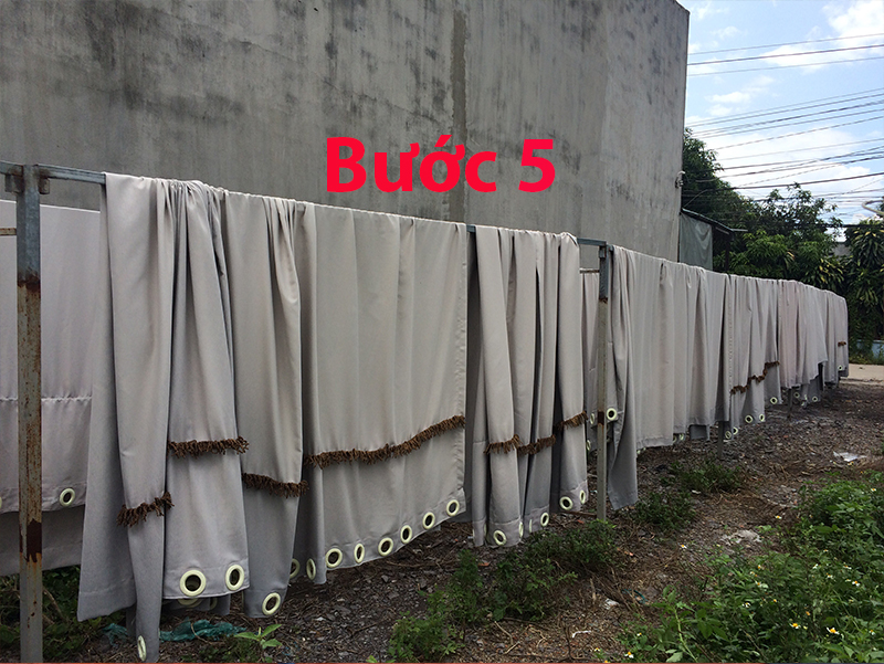 Giặt rèm bước 5 - Rèm cửa Lung Linh