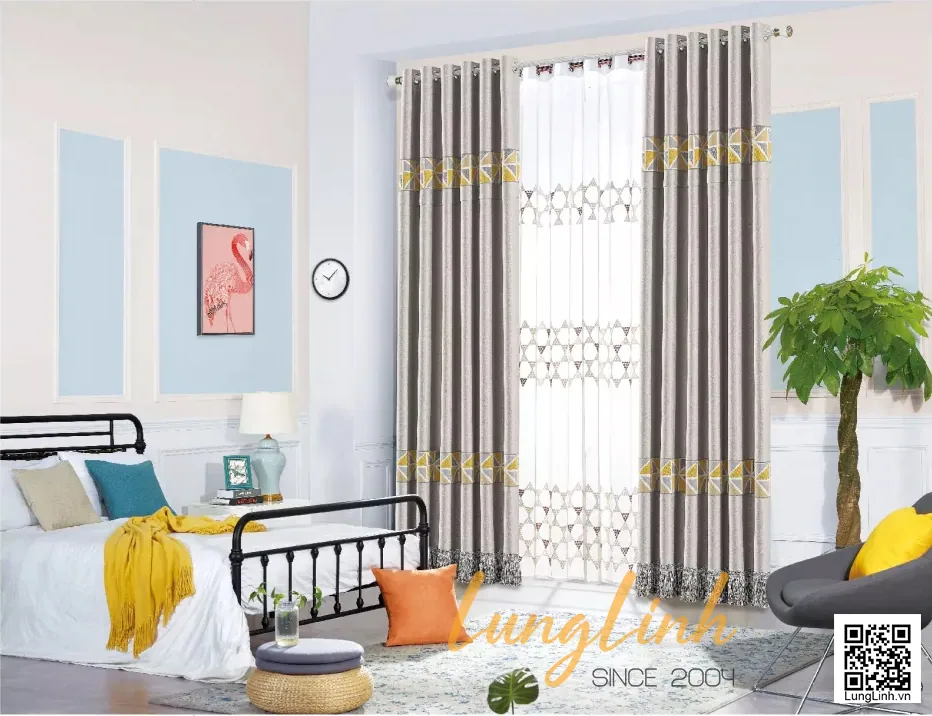 Rèm cửa khách sạn là nơi để sống ảo
