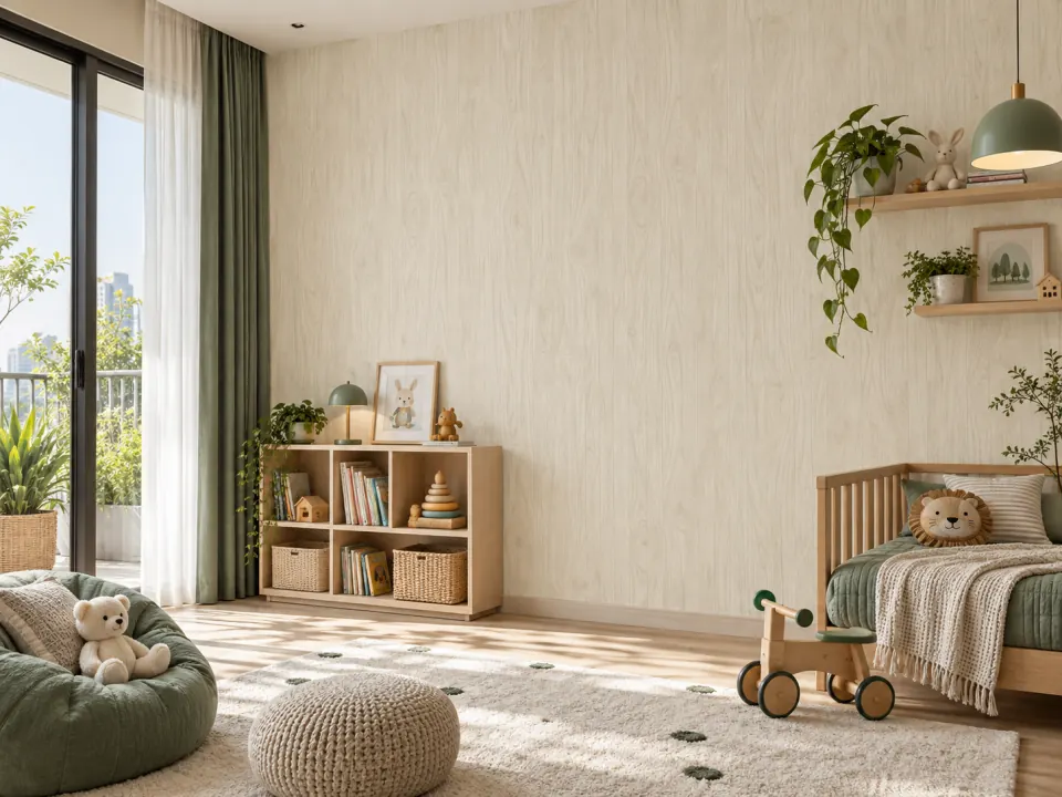 Ảnh phối cảnh Giấy dán tường D5114
