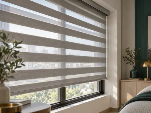 Cận cảnh Rèm cầu vồng bên ô cửa
