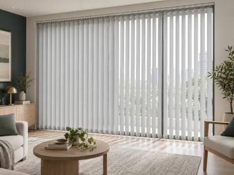 Góc nhìn rộng của Rèm lá dọc trong phòng