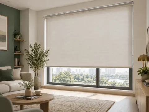 Góc nhìn rộng của Rèm cuốn trong phòng