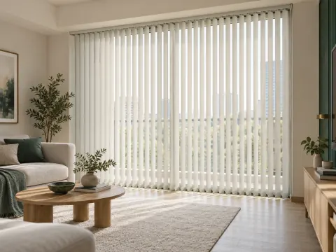 Góc nhìn rộng của Rèm lá dọc trong phòng