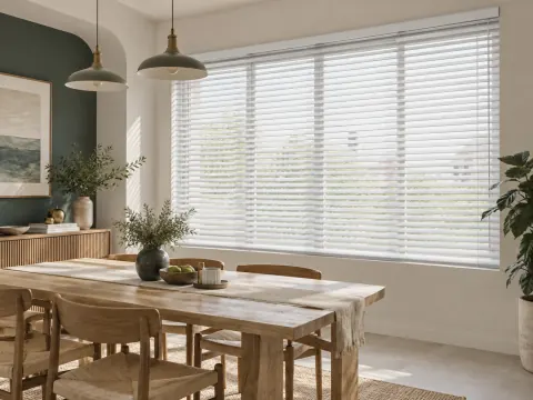 Góc nhìn rộng của Rèm sáo nhôm trong phòng
