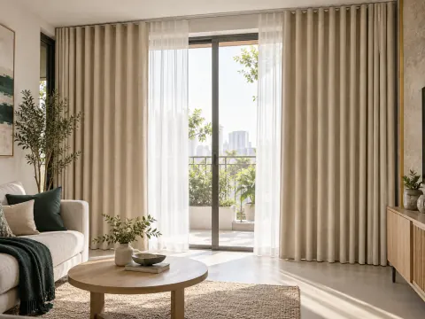 Ảnh phối cảnh Màu rèm dành cho người mệnh Thổ 17045