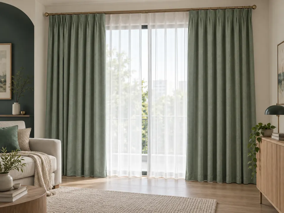 Ảnh phối cảnh Rèm cửa vải 36046