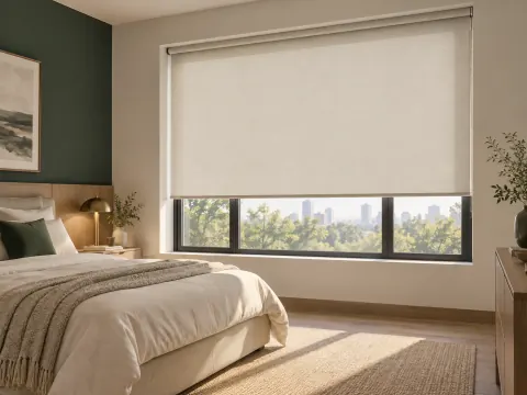 Góc nhìn rộng của Rèm cuốn trong phòng