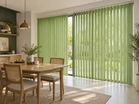 Góc nhìn rộng của Rèm lá dọc trong phòng