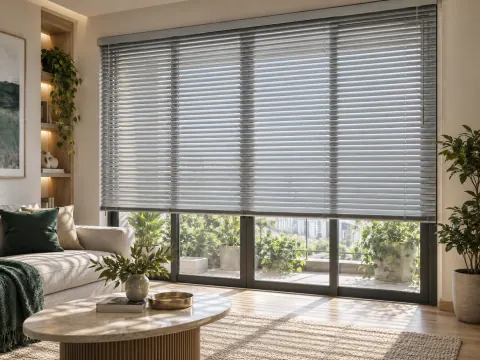 Ảnh phối cảnh Rèm sáo nhôm ST 03 sang trọng hiện đại