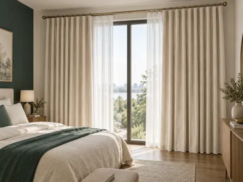 Ảnh phối cảnh Rèm vải 117564