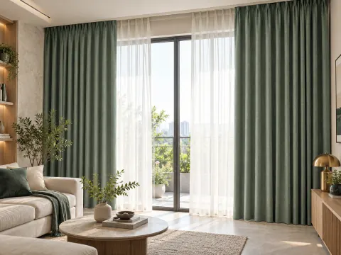 Ảnh phối cảnh Rèm vải 117567