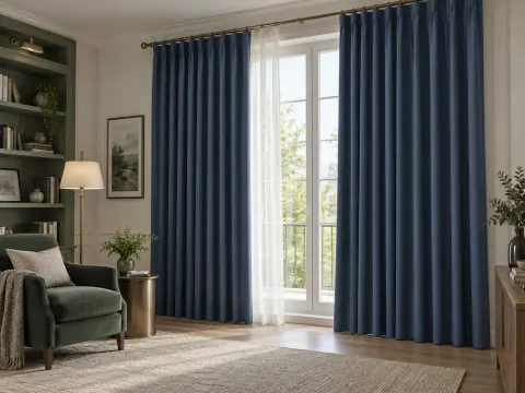 Góc nhìn rộng của Rèm vải trong phòng