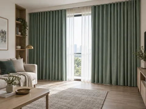 Góc nhìn rộng của Rèm vải trong phòng