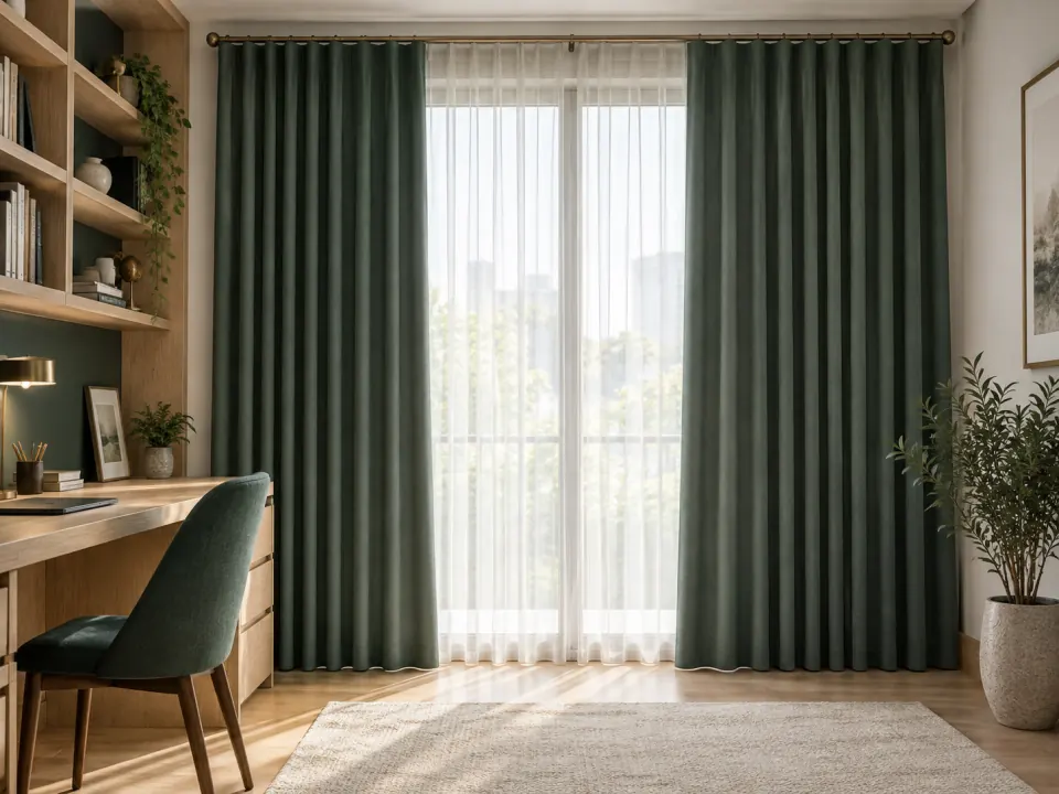 Ảnh phối cảnh Rèm vải 28214