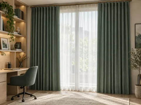 Ảnh phối cảnh Rèm vải 360611