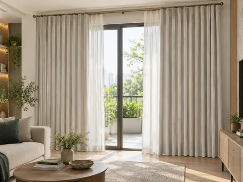 Ảnh phối cảnh Rèm vải 36166