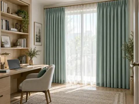 Góc nhìn rộng của Rèm vải trong phòng