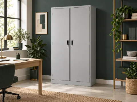 Ảnh phối cảnh Tủ sắt văn phòng 2 cánh 1m7