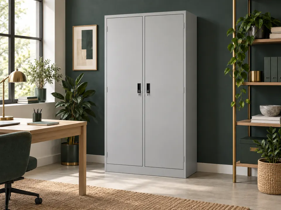 Ảnh phối cảnh Tủ sắt văn phòng 2 cánh 1m7